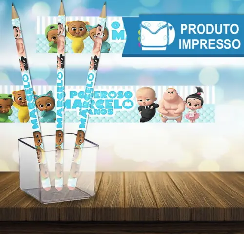 Adesivo Lapis O Poderoso Chefinho