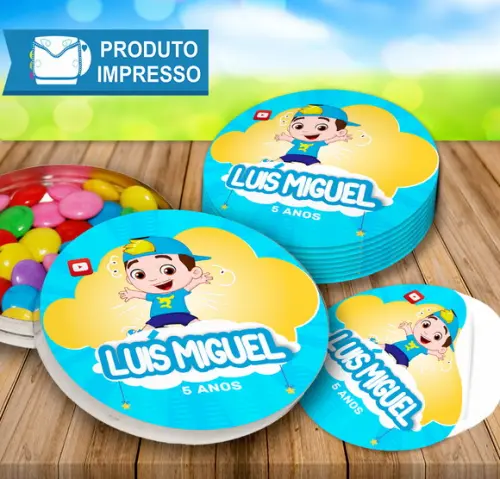 Adesivo Latinha Luccas Neto