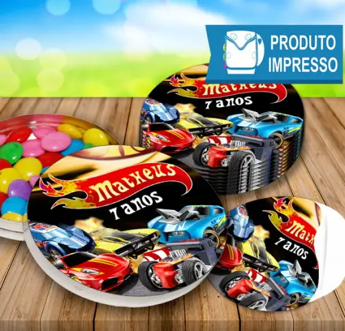 Adesivo Latinha Hot Wheels
