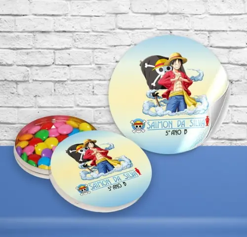 Adesivo Latinha ONE PIECE