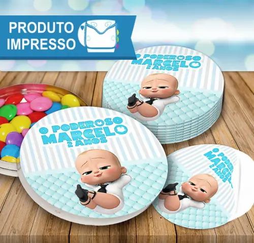 Adesivo Latinha O Poderoso Chefinho
