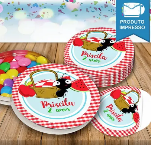 Adesivo Latinha Picnic
