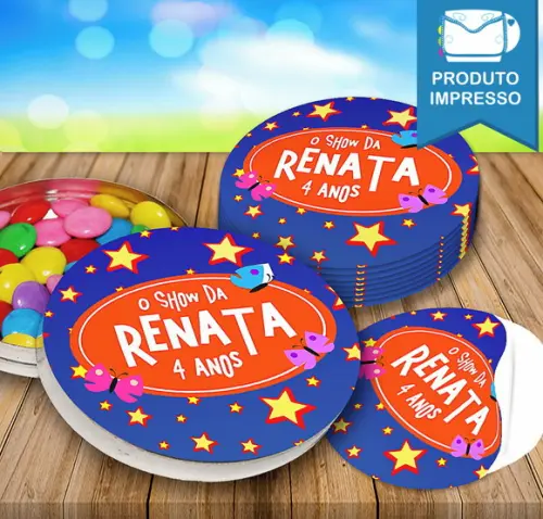 Adesivo Latinha Show da Luna