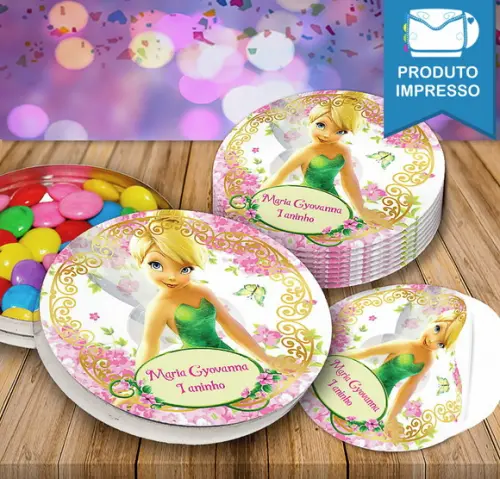 Adesivo Latinha Tinker Bell