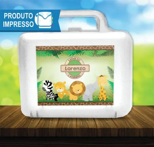 Adesivo Maletinha Animais do Safari