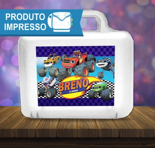Adesivo Maletinha Blaze and the Monsters