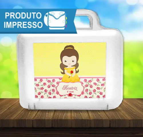 Adesivo Maletinha Bela e a Fera Cute