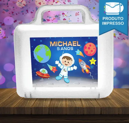 Adesivo Maletinha Astronauta Menino