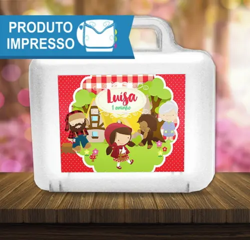 Adesivo Maletinha Chapeuzinho Vermelho