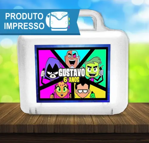 Adesivo Maletinha Jovens Titans