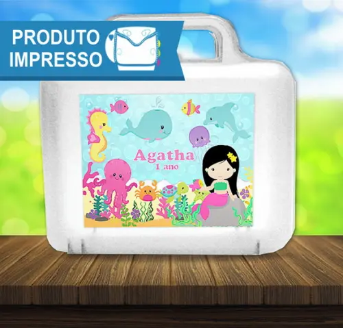 Adesivo Maletinha Sereia Cute