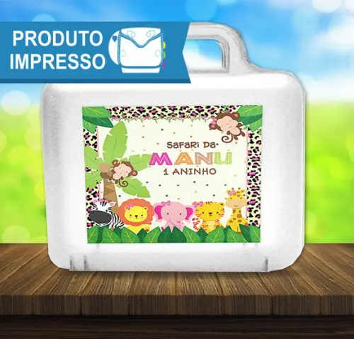 Adesivo Maletinha Safari Menina