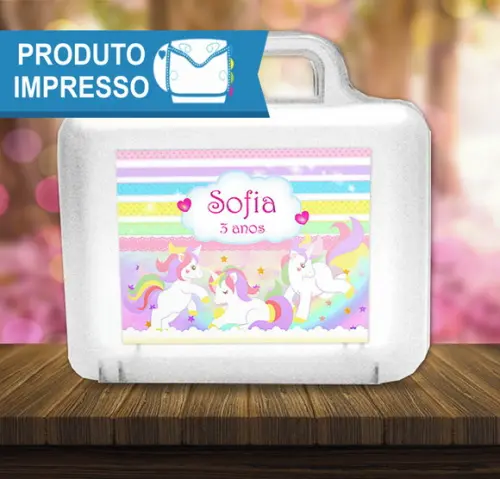Adesivo Maletinha Unicórnio