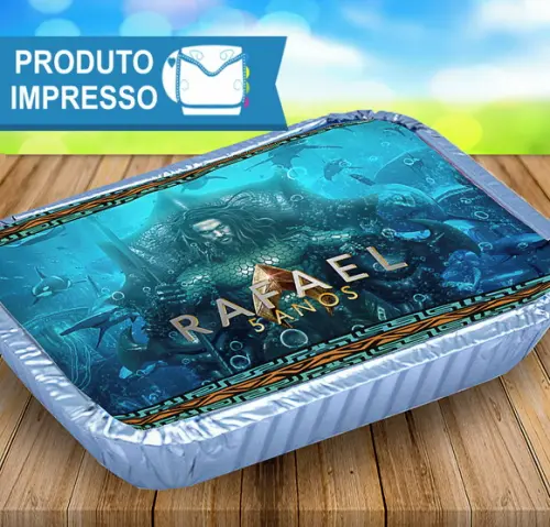 Adesivo Marmitinha Aquaman
