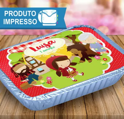 Adesivo Marmitinha Chapeuzinho Vermelho