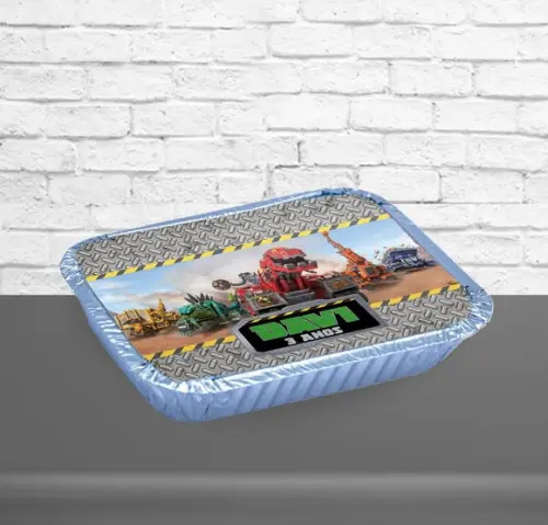 Adesivo Marmitinha Dinotrux