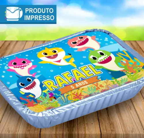 Adesivo Marmitinha Baby Shark