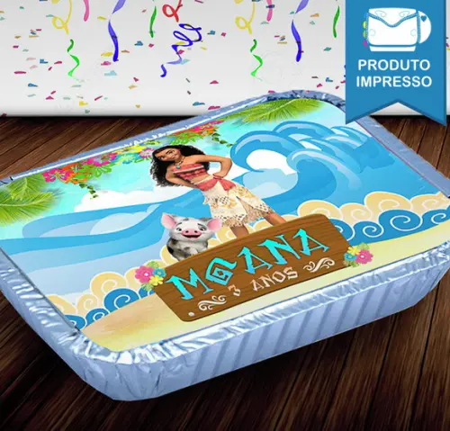 Adesivo Marmitinha Moana