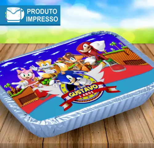 Adesivo Marmitinha Sonic