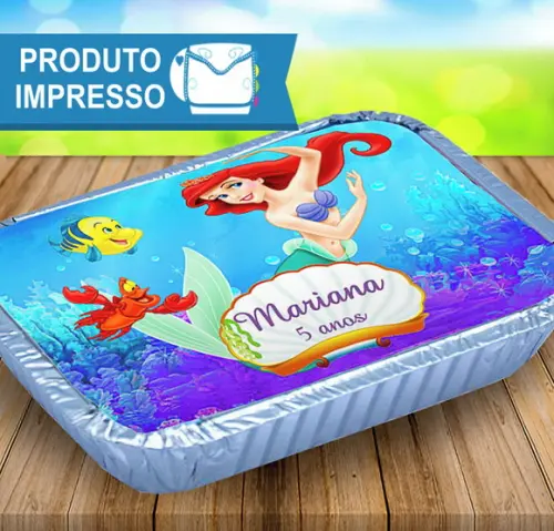 Adesivo Marmitinha Pequena Sereia