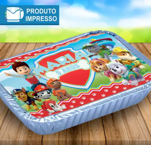 Adesivo Marmitinha Patrulha Canina