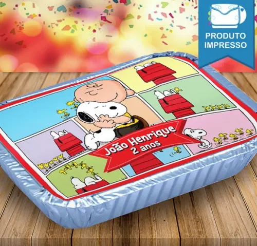 Adesivo Marmitinha Snoopy