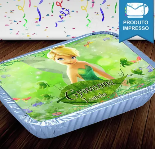 Adesivo Marmitinha Tinker Bell