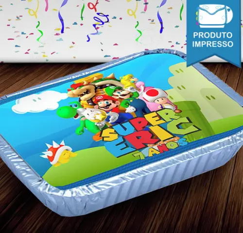 Adesivo Marmitinha Super Mario