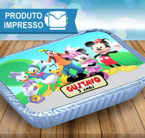 Adesivo Marmitinha Turma do Mickey
