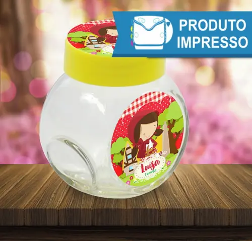 Adesivo Mini Baleiro Chapeuzinho Vermelho