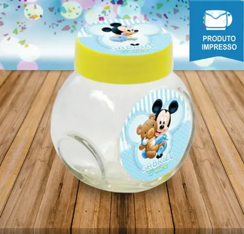 Adesivo Mini Baleiro Mickey Baby