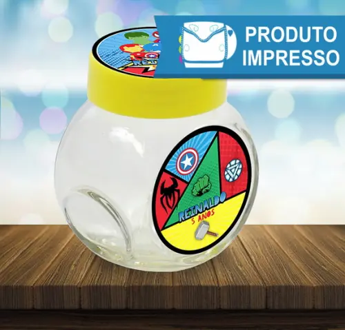 Adesivo Mini Baleiro Vingadores