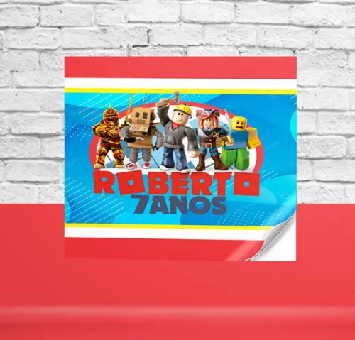 Adesivo Multi Uso Quadrado Roblox