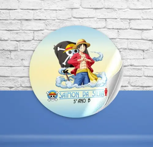 Adesivo Multi Uso Redondo One Piece