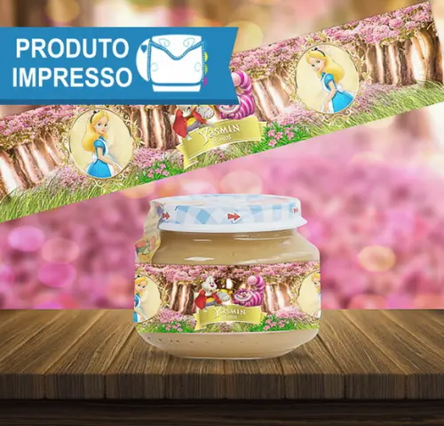 Adesivo Papinha Alice no País das Maravilhas