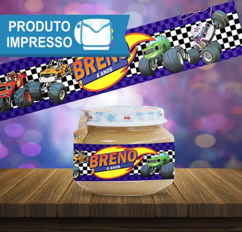 Adesivo Papinha Blaze and the Monsters