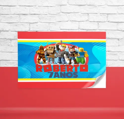 Adesivo Multi Uso Retangular Roblox