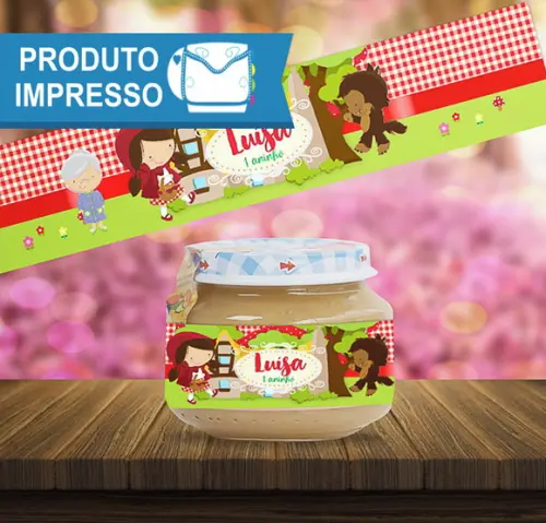Adesivo Papinha Chapeuzinho Vermelho