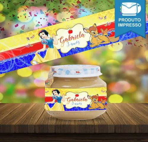 Adesivo Papinha Branca de Neve