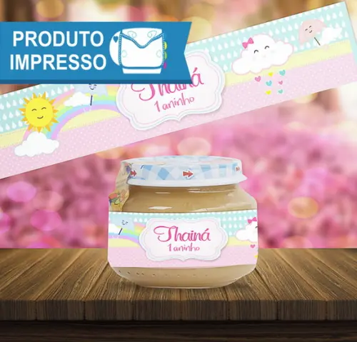 Adesivo Papinha Chuva de Amor