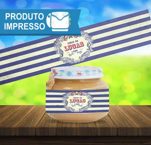 Adesivo Papinha Circo Vintage