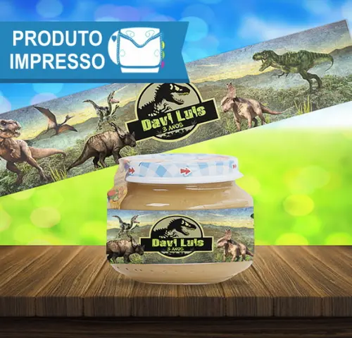 Adesivo Papinha Dinossauro