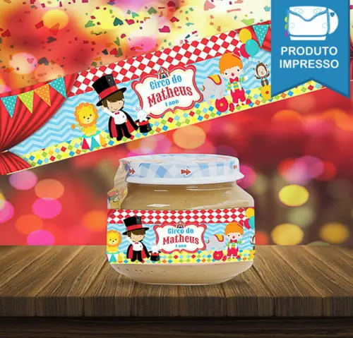 Adesivo Papinha Circo Menino