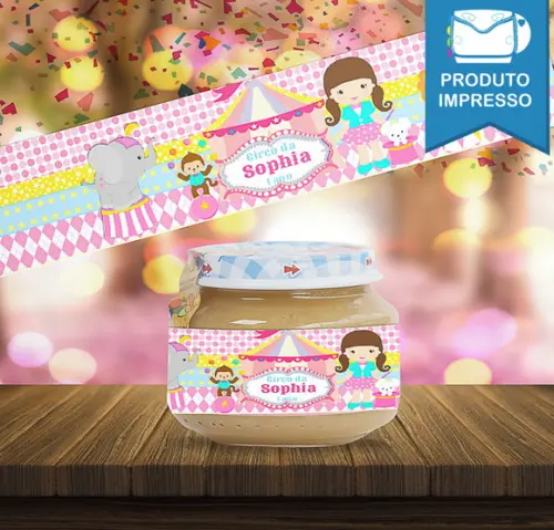 Adesivo Papinha Circo Menina
