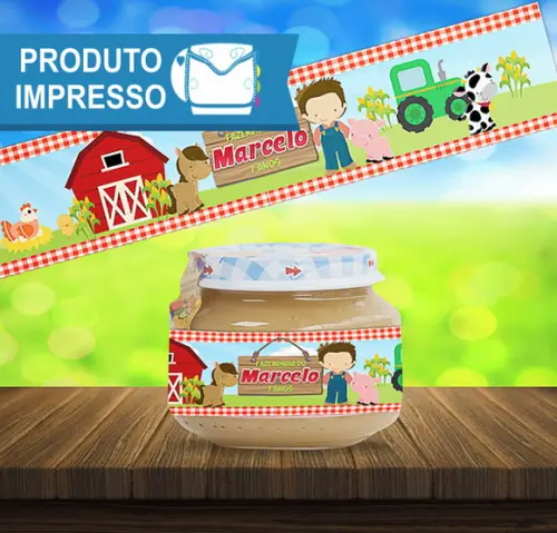 Adesivo Papinha Fazendinha