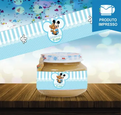 Adesivo Papinha Mickey Baby