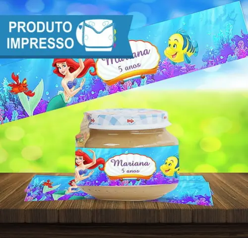 Adesivo Papinha Pequena Sereia