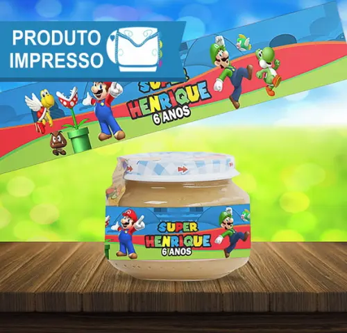 Adesivo Papinha Super Mário