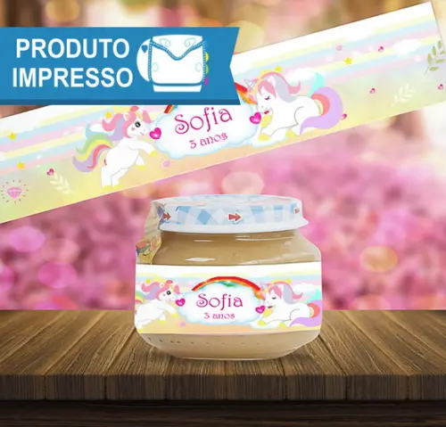 Adesivo Papinha Unicórnio