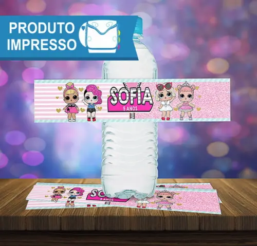 Adesivo para Água 500ml LOL Surprise